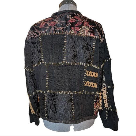 Sandy Starkman vintage black patchwork jacket - Picture 4 of 8